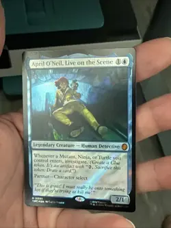 April O'Neil, Live on the Scene NM, English Magic the Gathering MTG M 0009 - Image 1