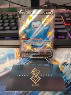 Ditto V SV118/SV122 - Shining Fates: Shiny Vault Holo Rare - Pokemon TCG (NM) - Image 1