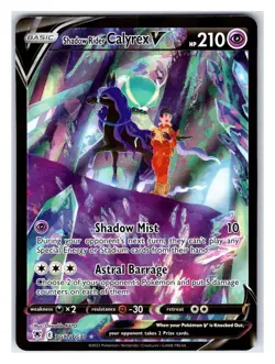 Pokemon TCG - Shadow Rider Calyrex V - SWSH10: Astral Radiance Trainer Gallery T - Image 1