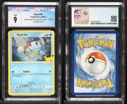 Squirtle Pokemon Sword & Shield McDonald's Collection CGC 9 Mint - Image 3