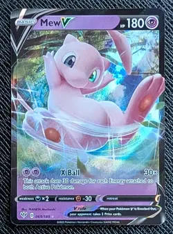 Pokemon Mew V Darkness Ablaze 069/189 Ultra Rare Holo - NM - Image 1