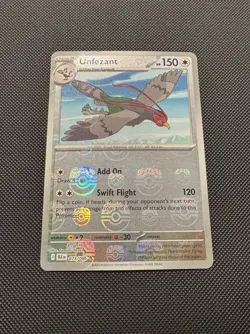 Pokemon TCG Unfezant (Master Ball Pattern) 073/086 Sv: Black Bolt Near Mint - Image 2