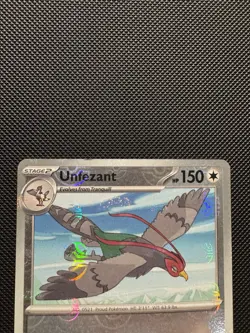 Pokemon TCG Unfezant (Master Ball Pattern) 073/086 Sv: Black Bolt Near Mint - Image 3