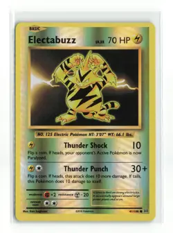 ELECTABUZZ 41/108 XY EVOLUTIONS REVERSE HOLO POKEMON TCG NM-LP - Image 1
