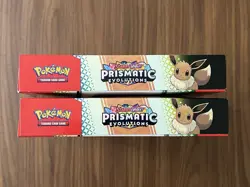 LOT 2 Pokemon Prismatic Evolutions Eevee Accessory Pouch Special Collection Box - Image 3