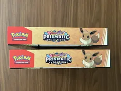 LOT 2 Pokemon Prismatic Evolutions Eevee Accessory Pouch Special Collection Box - Image 4