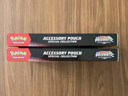 LOT 2 Pokemon Prismatic Evolutions Eevee Accessory Pouch Special Collection Box - Image 5