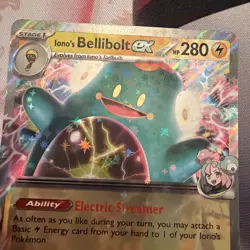 Iono's Bellibolt Ex 53/159 Pokemon TCG S&V Journey Together Double Rare Holo NM - Image 1