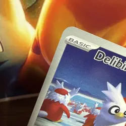 Pokemon TCG Delibird 152/132 Mega Evolution Illustration Pack To Sleeve Nm - Image 2