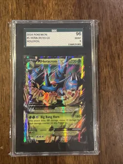 Pokemon Tcg Heracross EX 5/111 XY Furious Fists RAWU GRADEDU $1 Start lol - Image 1