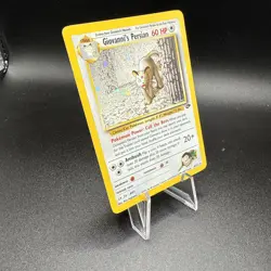 Pokemon TCG Giovanni's Persian 8/132 Gym Challenge Holo Rare MP/LP Vintage WOTC - Image 2