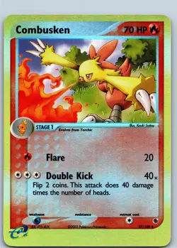 Pokemon TCG Combusken EX Ruby & Sapphire 27/109 Reverse Holo Uncommon - Image 1