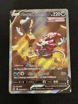 Hoopa V GG53/GG70 Ultra Rare Crown Zenith: Galarian Gallery Pokemon TCG NM - Image 1
