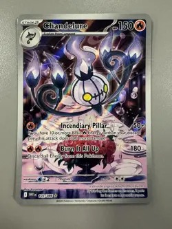 Chandelure #103/086 Pokemon TCG SV White Flare - Illustrative Rare ENGLISH NM/M - Image 1