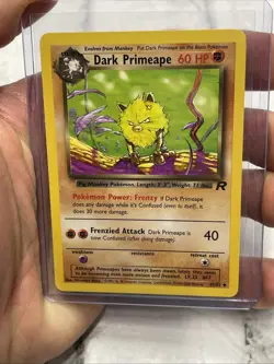 Pokemon TCG Dark Primeape Team Rocket 43/82 Regular Unlimited Uncommon NM/MT Vtg - Image 1