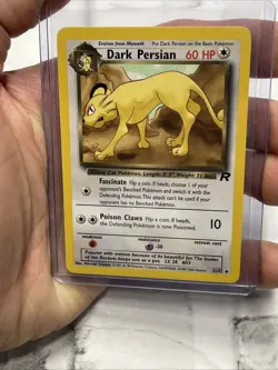 Dark Persian 42/82 WOTC Vintage Pokemon | Team Rocket Pokemon TCG NM/MT Nintendo - Image 1