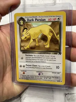 Dark Persian 42/82 WOTC Vintage Pokemon | Team Rocket Pokemon TCG NM/MT Nintendo - Image 2