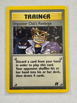 Imposter Oak's Revenge 76/82 Uncommon Team Rocket Pokemon Near Mint - Image 1