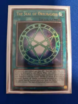 Yugioh The Seal of Orichalcos Quarter Century Secret Rare MP24-EN015 Euro NM - Image 1