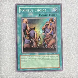 Yu-Gi-Oh! Painful Choice SRL-049 Spell Ruler Unlimited Super Rare Spell - Image 1