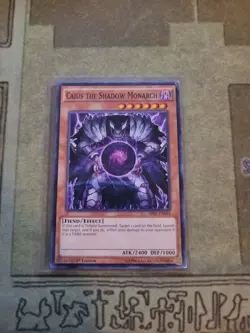 YUGIOH CAIUS THE SHADOW MONARCH SR01-EN004 COMMON 1ST ED LP - Image 1