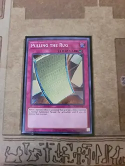 YUGIOH PULLING THE RUG OP23-EN011 SUPER UNLIMITED ED NM - Image 1