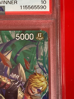 PSA 10 Sanji EB01-014 WINNER Tournament Pack Vol. 1 One Piece Card English 2025 - Image 4