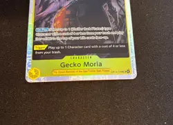 Gecko Moria SR OP14-104 One Piece The Azure Sea's Seven Foil - NM - Image 4