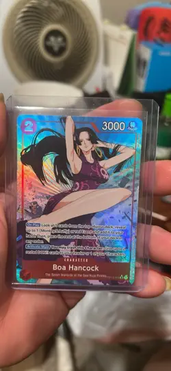 Namco Boa Hancock Alternate Art Foil OP12-014 Super Rare One Piece CCG - Image 1