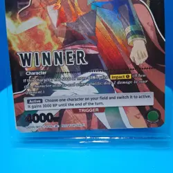 Union Arena TCG Fuegoleon Vermillion UEPR/BCV-1-039 Winner Promo Sealed - Image 2