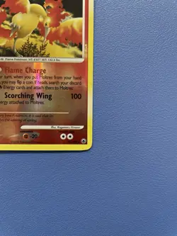 Moltres 10/100 Reverse Holo Rare Majestic Dawn Pokemon Card - Lightly Played - Image 4