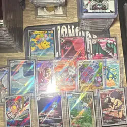 HUGE Pokemon Card Lot Full Art Bundle 13 total full art Pokemon cards - Image 1