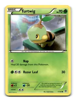 Turtwig - #1/135 - Common - Pokemon Card-LP - Image 1