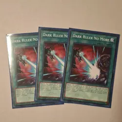 Yu-Gi-Oh! Konami Dark Ruler No More Spell Card 1st Edition Set 2020 x3 - Image 2