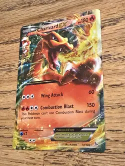 Pokemon TCG Charizard EX Flashfire Holo Card 12/106 Ultra Rare 2016 - Image 2