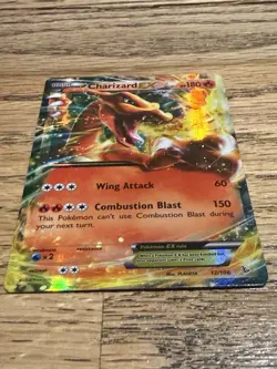 Pokemon TCG Charizard EX Flashfire Holo Card 12/106 Ultra Rare 2016 - Image 3