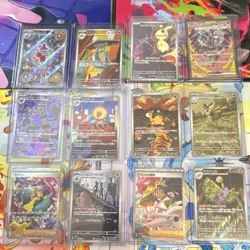 Pokemon cards Full Art Holo Japanese card lot 12 cards - Image 1