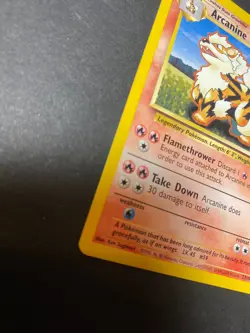 Arcanine Pokemon TCG Base Set Unlimited Uncommon Card 23/102 RARE - Image 5