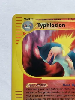 Typhlosion Reverse Holo 028/165 Expedition Base Set Rare Pokemon Card 2002 - Image 3