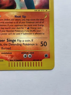 Typhlosion Reverse Holo 028/165 Expedition Base Set Rare Pokemon Card 2002 - Image 5