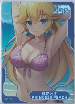 Senpai Goddess Haven 4 SSR-011 Princess Peach Anime, Waifu, Doujin, Fantasy Card - Image 1