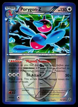 Pokemon Card - Porygon-Z Plasma Blast 74/101 Reverse Holo Rare - Image 1