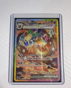 Pokemon TCG Flareon EX Prismatic Evolutions Card 146/131 Sir Illustration Rare - Image 1