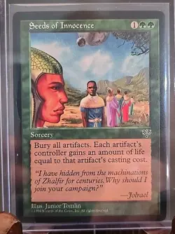 Seeds of Innocence Mirage MTG Regular Lightly Played - Image 3