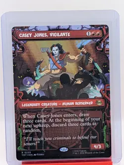Casey Jones, Vigilante [Showcase Foil] #235 Magic Teenage Mutant Ninja Turtles - Image 1