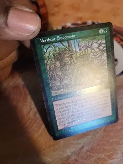 Verdant Succession Odyssey Foil MTG Moderately Played - Image 2