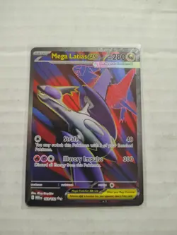 Mega Latias ex 163/132 Ultra Rare ME01: Mega Evolution Pokemon TCG - Image 1
