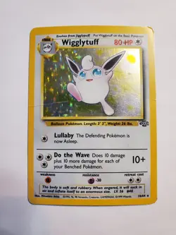 Wigglytuff - 16/64 - Holo Rare - Unlimited Edition HP/ Damaged Pokemon Jungle - Image 1