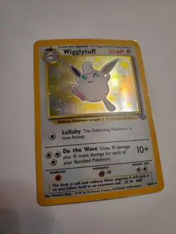 Wigglytuff - 16/64 - Holo Rare - Unlimited Edition HP/ Damaged Pokemon Jungle - Image 2