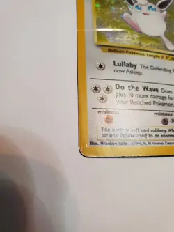 Wigglytuff - 16/64 - Holo Rare - Unlimited Edition HP/ Damaged Pokemon Jungle - Image 3